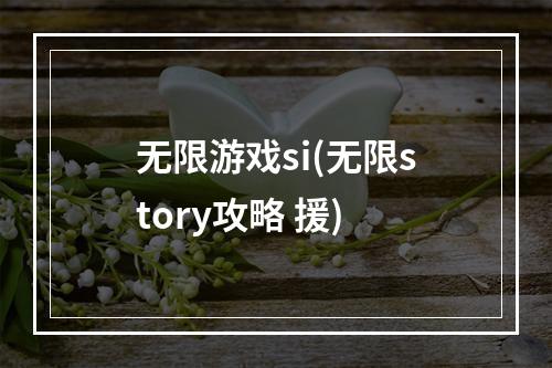 无限游戏si(无限story攻略 援)