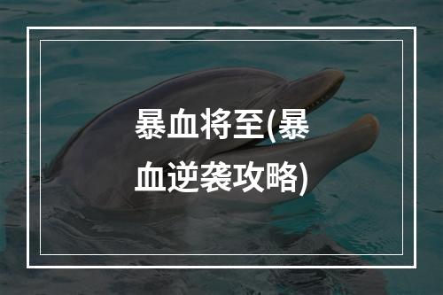 暴血将至(暴血逆袭攻略)