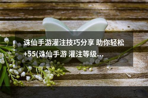 诛仙手游灌注技巧分享 助你轻松+55(诛仙手游 灌注等级)