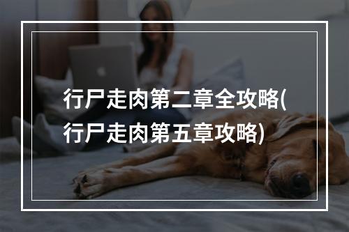 行尸走肉第二章全攻略(行尸走肉第五章攻略)