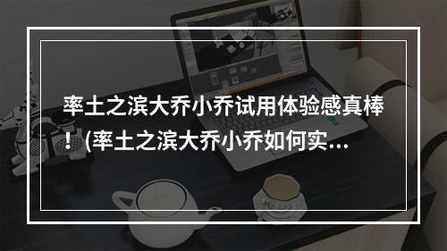 率土之滨大乔小乔试用体验感真棒！(率土之滨大乔小乔如何实现你的游戏需求)