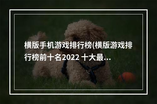 横版手机游戏排行榜(横版游戏排行榜前十名2022 十大最好玩的横版手游推荐  )