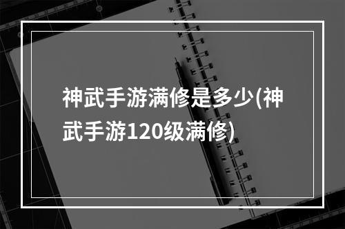 神武手游满修是多少(神武手游120级满修)