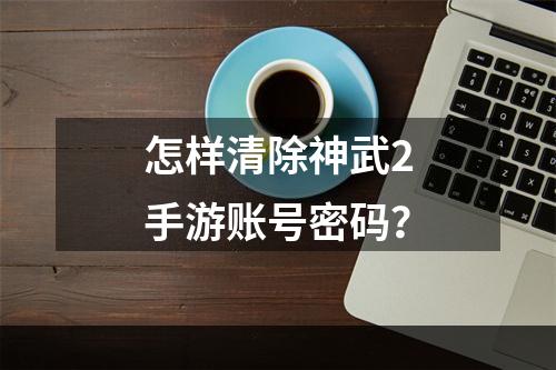 怎样清除神武2手游账号密码？