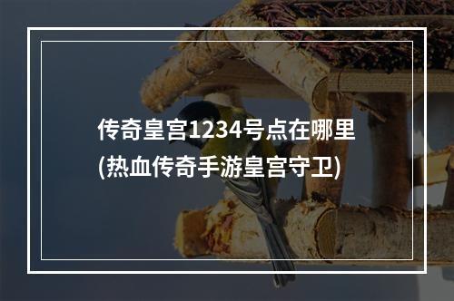 传奇皇宫1234号点在哪里(热血传奇手游皇宫守卫)