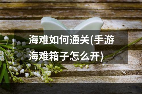 海难如何通关(手游海难箱子怎么开)