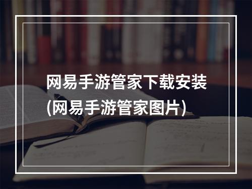 网易手游管家下载安装(网易手游管家图片)