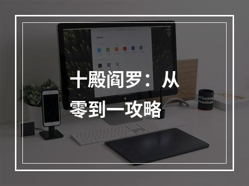 十殿阎罗：从零到一攻略