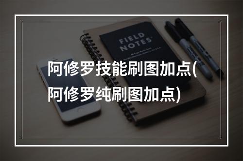 阿修罗技能刷图加点(阿修罗纯刷图加点)