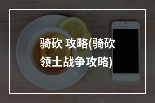 骑砍 攻略(骑砍领土战争攻略)