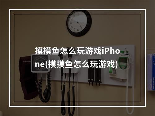 摸摸鱼怎么玩游戏iPhone(摸摸鱼怎么玩游戏)