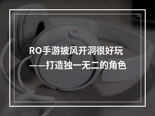 RO手游披风开洞很好玩——打造独一无二的角色