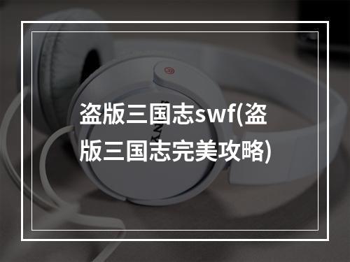 盗版三国志swf(盗版三国志完美攻略)