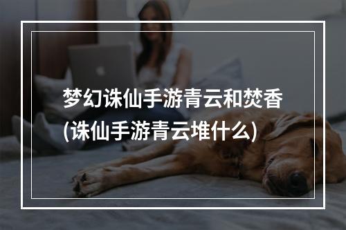 梦幻诛仙手游青云和焚香(诛仙手游青云堆什么)