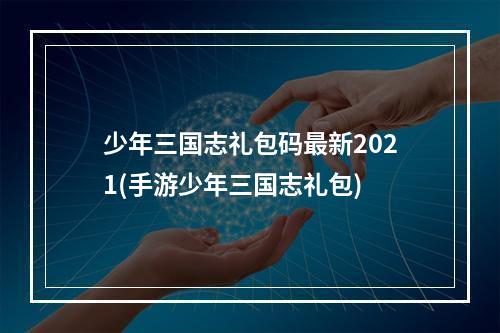 少年三国志礼包码最新2021(手游少年三国志礼包)