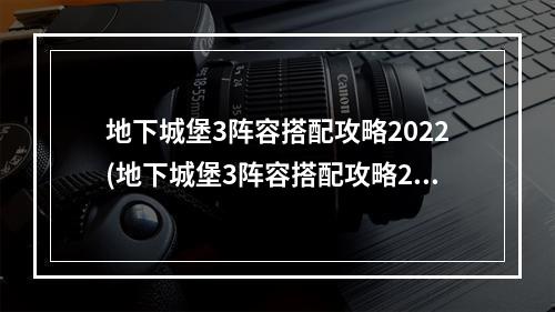 地下城堡3阵容搭配攻略2022(地下城堡3阵容搭配攻略2022 )