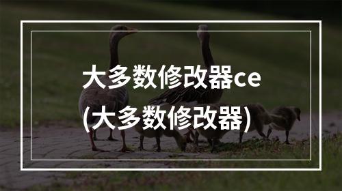 大多数修改器ce(大多数修改器)