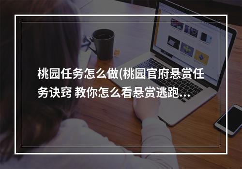 桃园任务怎么做(桃园官府悬赏任务诀窍 教你怎么看悬赏逃跑2次)