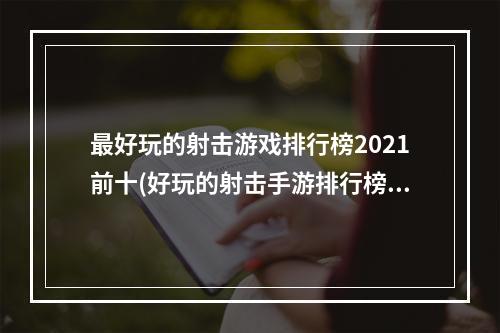 最好玩的射击游戏排行榜2021前十(好玩的射击手游排行榜端游)