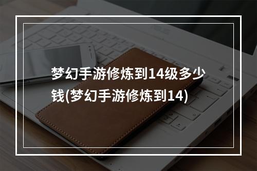 梦幻手游修炼到14级多少钱(梦幻手游修炼到14)