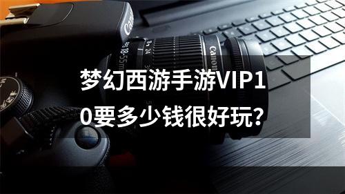 梦幻西游手游VIP10要多少钱很好玩？