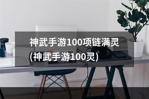 神武手游100项链满灵(神武手游100灵)