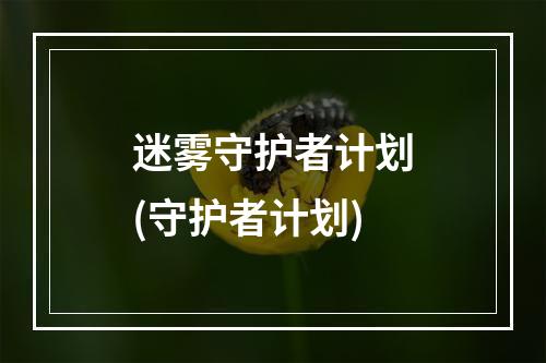 迷雾守护者计划(守护者计划)