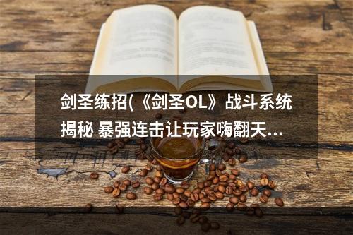 剑圣练招(《剑圣OL》战斗系统揭秘 暴强连击让玩家嗨翻天)