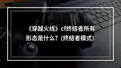 《穿越火线》cf终结者所有形态是什么？(终结者模式)