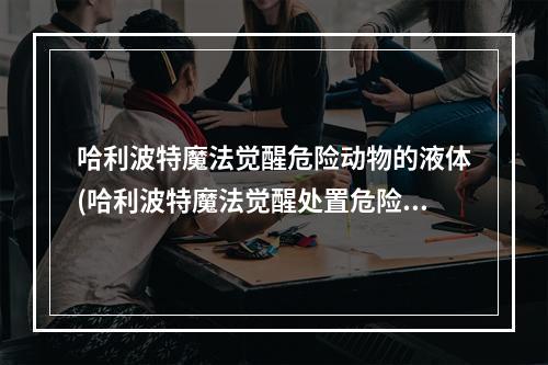 哈利波特魔法觉醒危险动物的液体(哈利波特魔法觉醒处置危险生物委员会总是盯着这位教授)