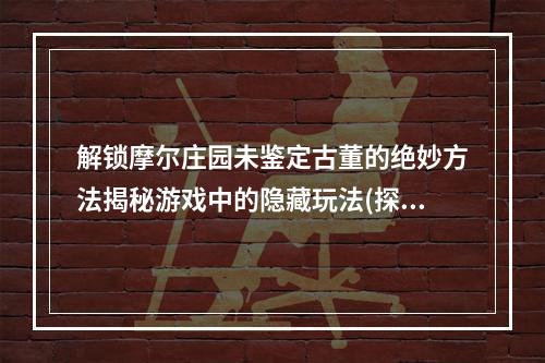 解锁摩尔庄园未鉴定古董的绝妙方法揭秘游戏中的隐藏玩法(探究出题人心理)