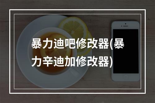 暴力迪吧修改器(暴力辛迪加修改器)