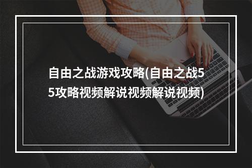 自由之战游戏攻略(自由之战55攻略视频解说视频解说视频)