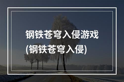 钢铁苍穹入侵游戏(钢铁苍穹入侵)