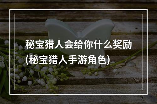 秘宝猎人会给你什么奖励(秘宝猎人手游角色)