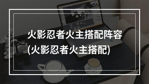 火影忍者火主搭配阵容(火影忍者火主搭配)