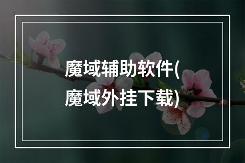 魔域辅助软件(魔域外挂下载)