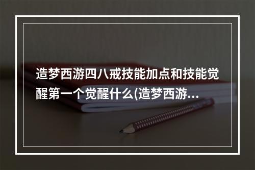 造梦西游四八戒技能加点和技能觉醒第一个觉醒什么(造梦西游八戒技能搭配)