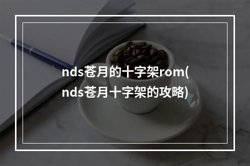 nds苍月的十字架rom(nds苍月十字架的攻略)