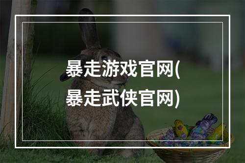 暴走游戏官网(暴走武侠官网)