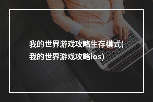 我的世界游戏攻略生存模式(我的世界游戏攻略ios)