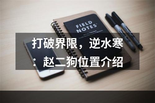 打破界限，逆水寒：赵二狗位置介绍