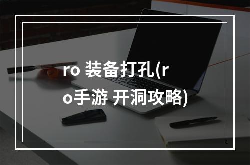 ro 装备打孔(ro手游 开洞攻略)