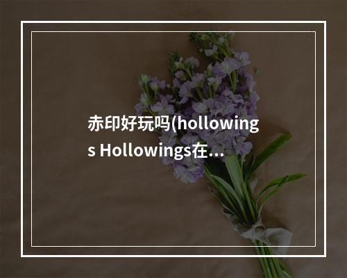 赤印好玩吗(hollowings Hollowings在《赤印》之后发售过哪些游戏)