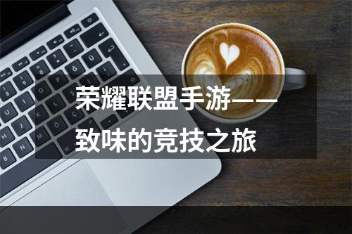 荣耀联盟手游——致味的竞技之旅