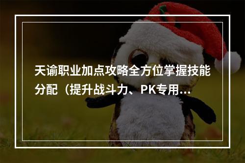 天谕职业加点攻略全方位掌握技能分配（提升战斗力、PK专用）