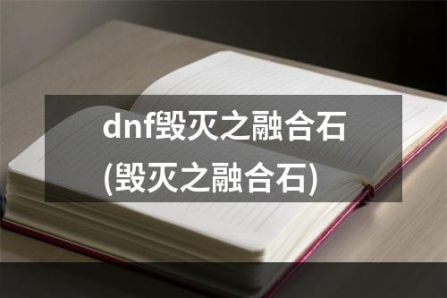 dnf毁灭之融合石(毁灭之融合石)