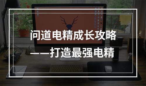 问道电精成长攻略——打造最强电精