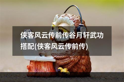 侠客风云传前传谷月轩武功搭配(侠客风云传前传)