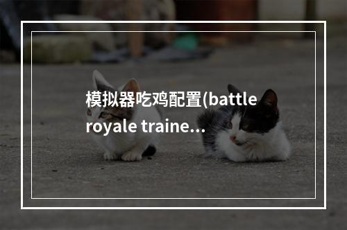 模拟器吃鸡配置(battle royale trainer)